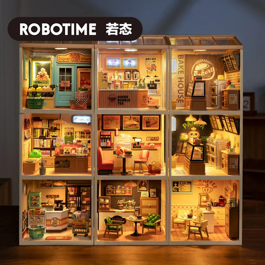 Robotime Rolife Super Creator Dollhouse Building Blocks Set