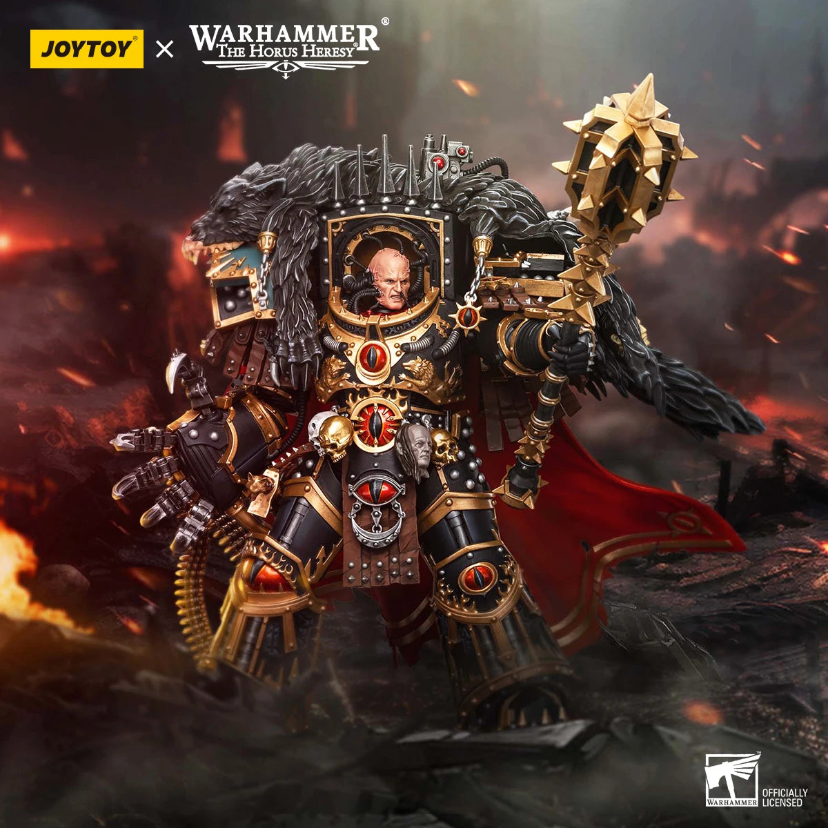 JOYTOY Warhammer 40K Sons of Horus Warmaster Horus Figure