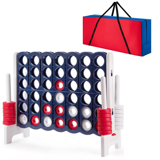 Costway Giant 4 In A Row Outdoor Indoor Party Family Game