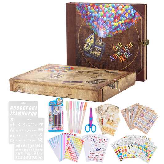 DIY Handmade Photo Album Scrapbook Our Adventure Book 146 Pages