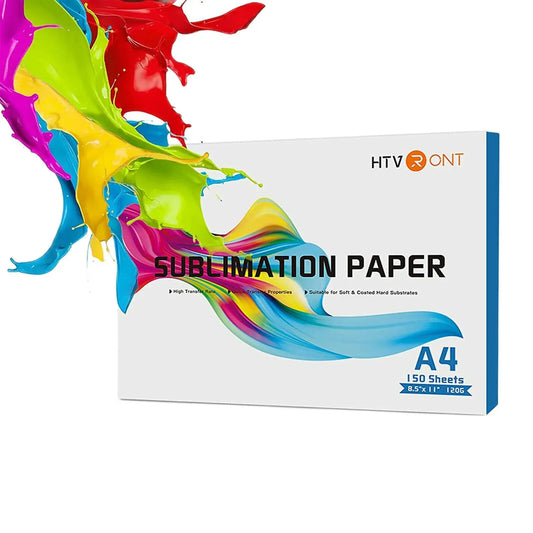 HTVRONT 150 Sheets A4 Sublimation Paper for Inkjet Printing