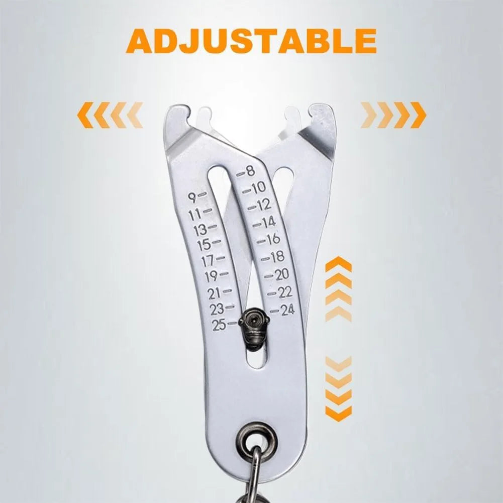 Thread Size Checker Keychain Bolt Size Finder Gauge