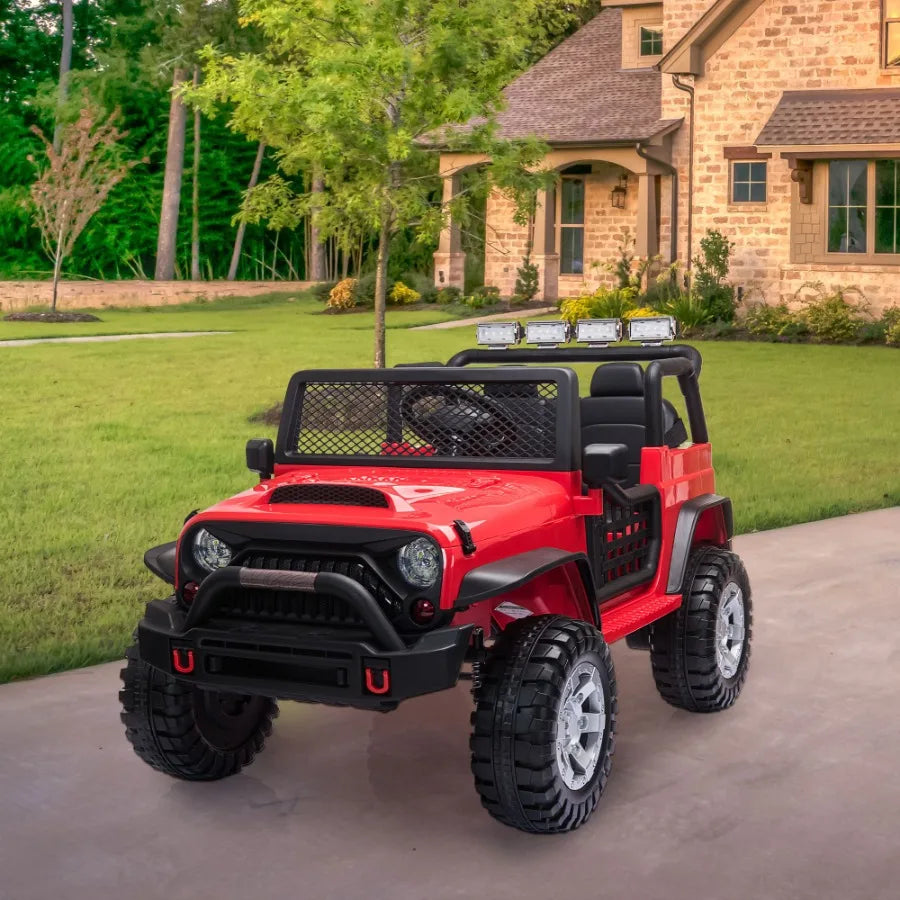 12V Red Ride On Car 2025 Model For Teens And Adults