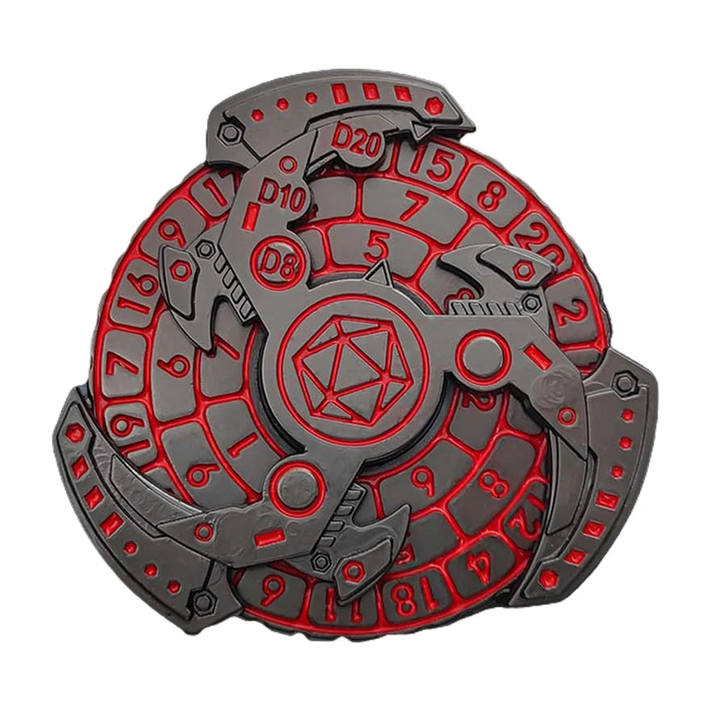 7 In 1 Dnd Dice Spinner Box And Fidget Gadget Metal Gyro