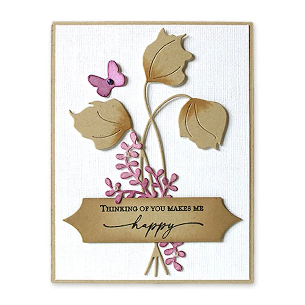 Blooms Floral Twirl Daisies Cutting Dies for DIY Crafts