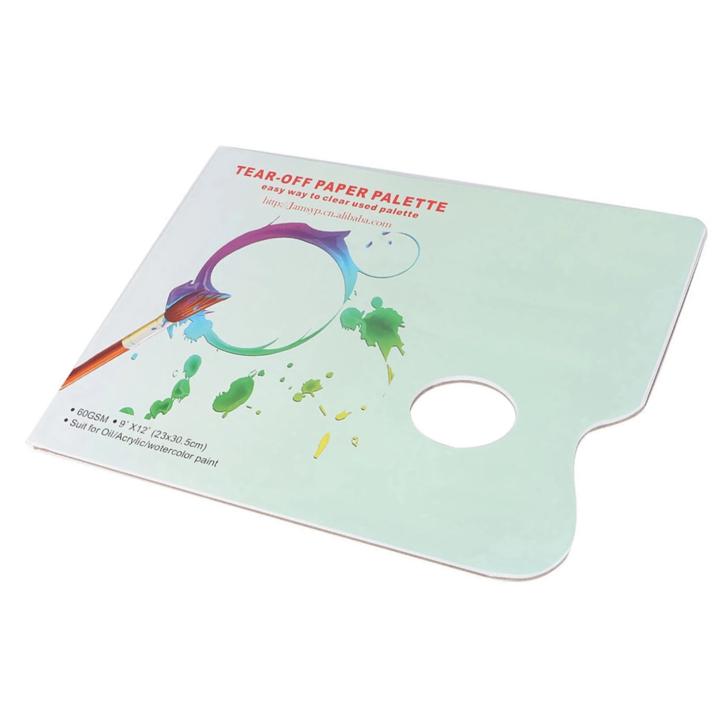 A4 Tear Off Paper Palette 30 Sheets for Artists Painting Supplies