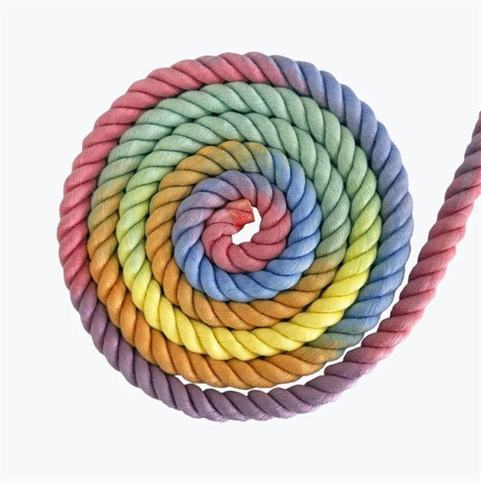 12mm Gradient Cotton Macrame Rope 3 Strand Twisted Cord DIY