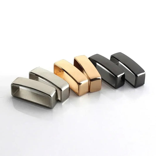 2Pcs Alloy D Shape Belt Keepers For 30mm 35mm 40mm Belts And Bags