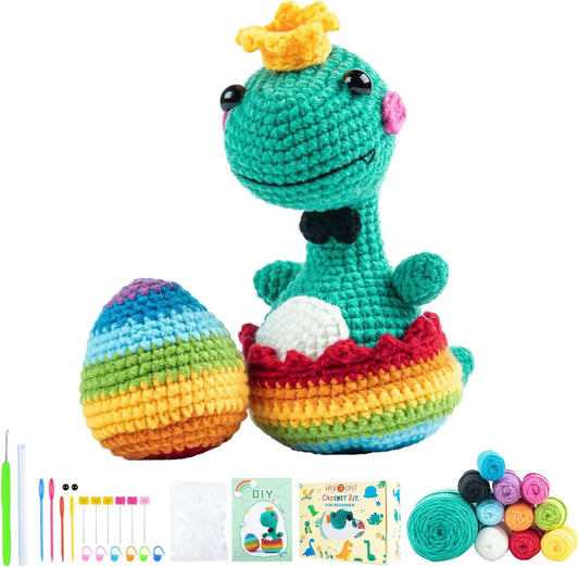 HTVRONT Crochet Animal Kit for Beginners with Video Tutorial