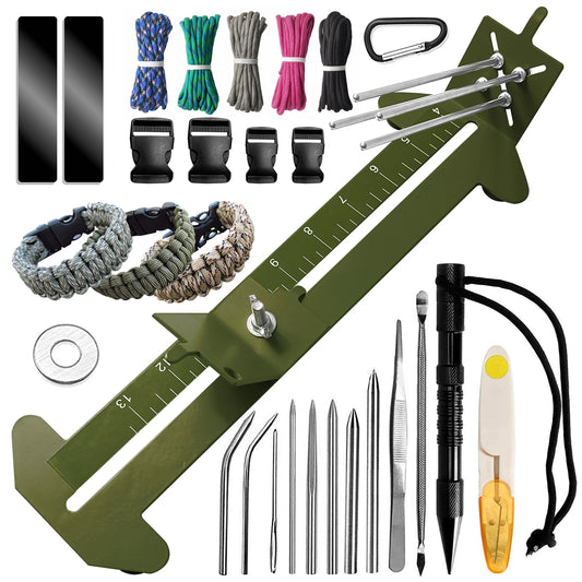 Paracord Bracelet Kit With Marlin Spike And Adjustable Jig