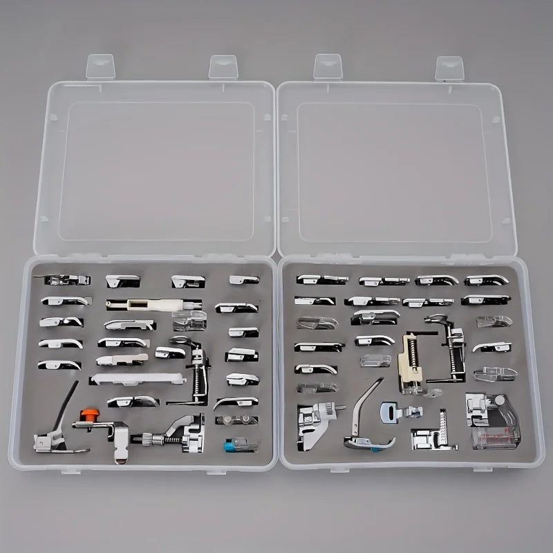 52Pcs Sewing Machine Presser Foot Set With Manual And Case