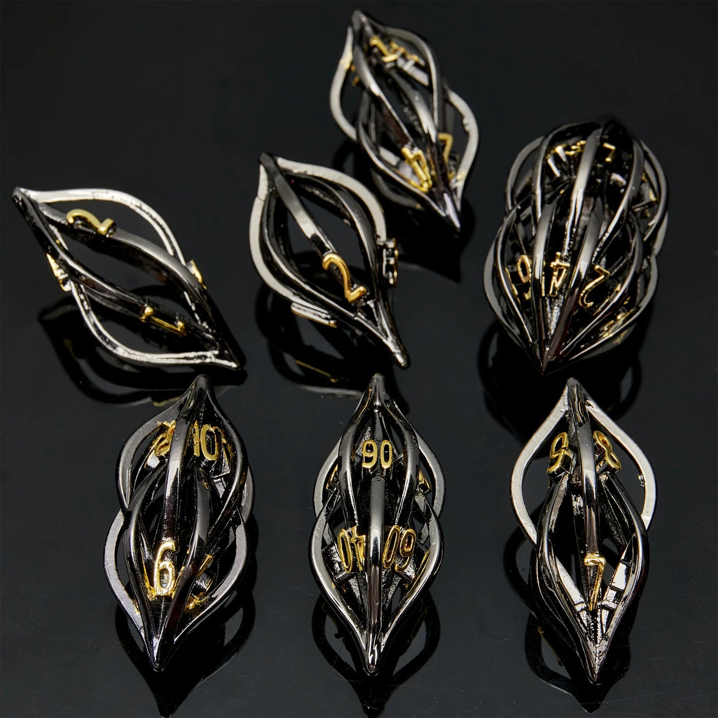 DnD Dice Set Handcrafted Sharp Dice for Role Playing Games