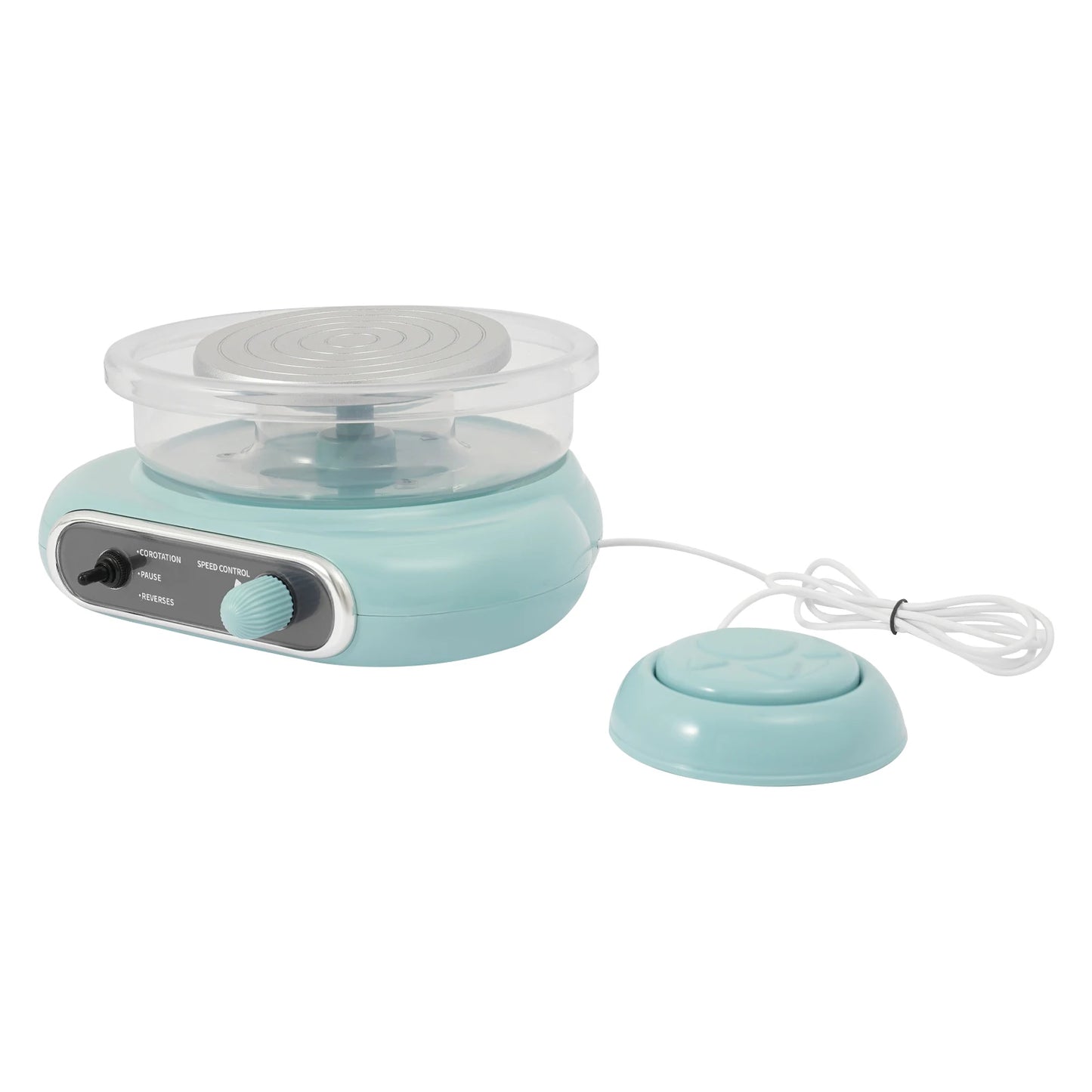 Mini Electric Pottery Wheel Kit with Adjustable Speed for DIY