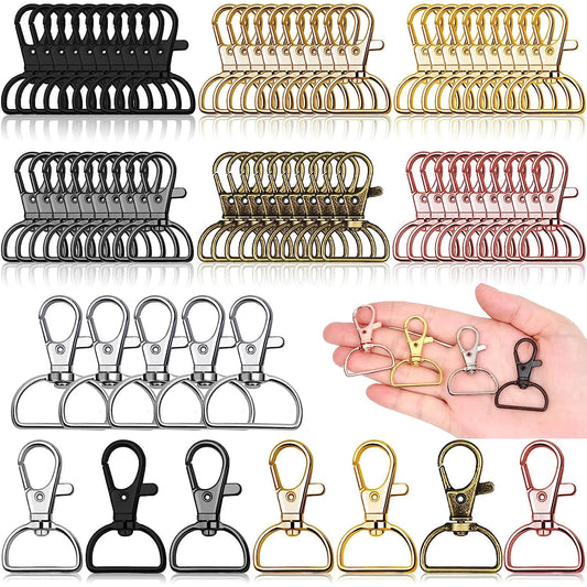 10Pcs Alloy Swivel Lobster Clasps for DIY Jewelry Making