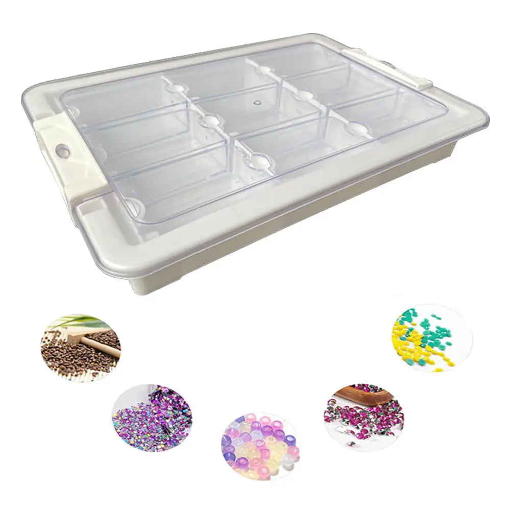 Diamond Painting Bead Storage Containers with 9 to 39 Grids