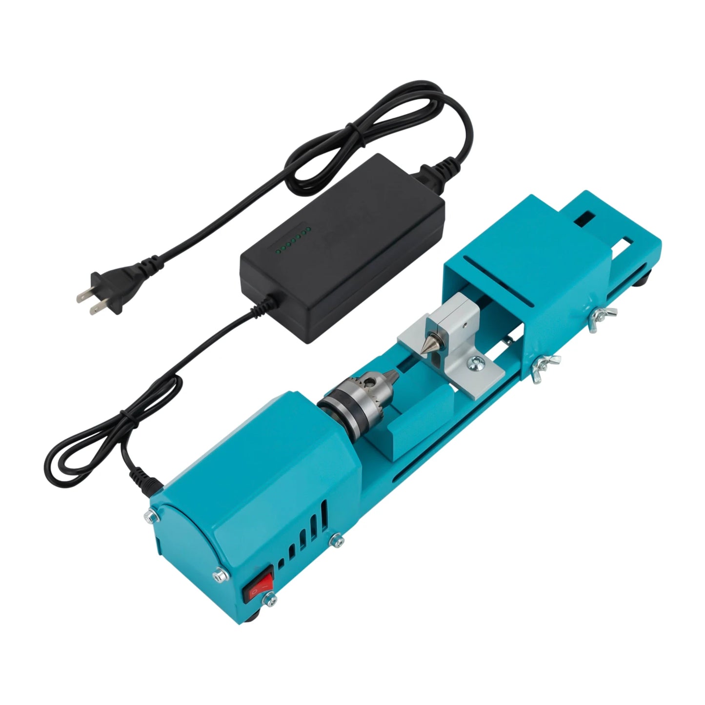 Mini Rust-Resistant Wood Lathe Machine for Engraving and Milling