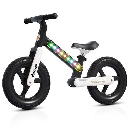 Ubravoo Balance Bike For Kids With Lights Adjustable Seat