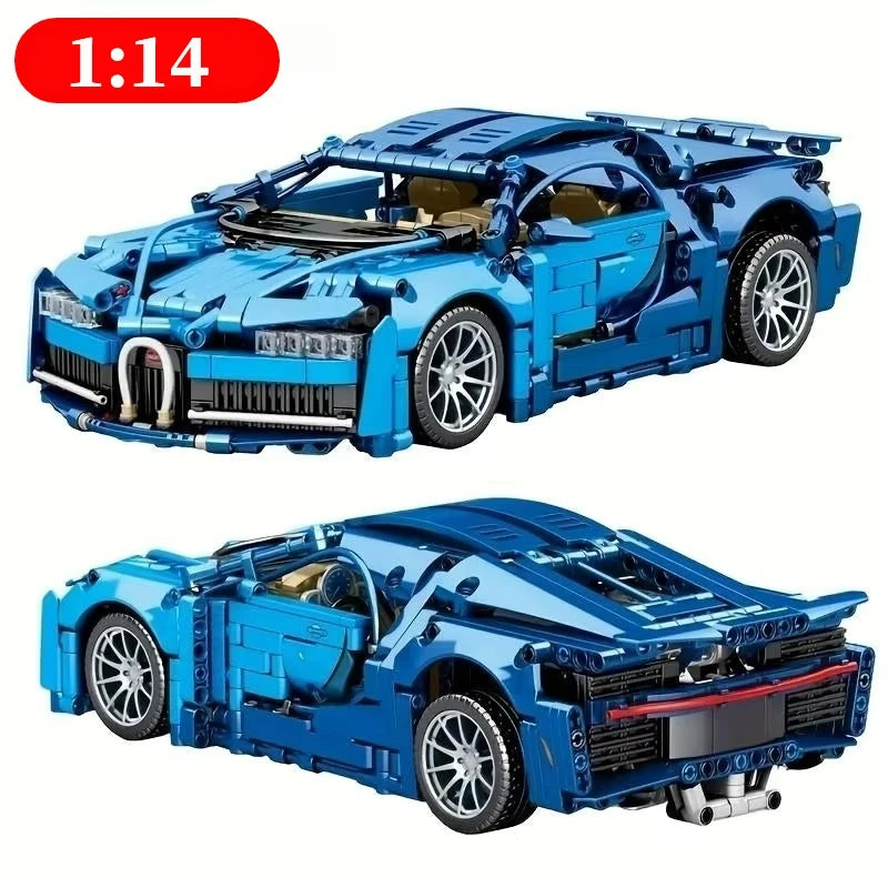 Bluce Sports Car MOC Building Blocks Kit for Boys 14 Plus