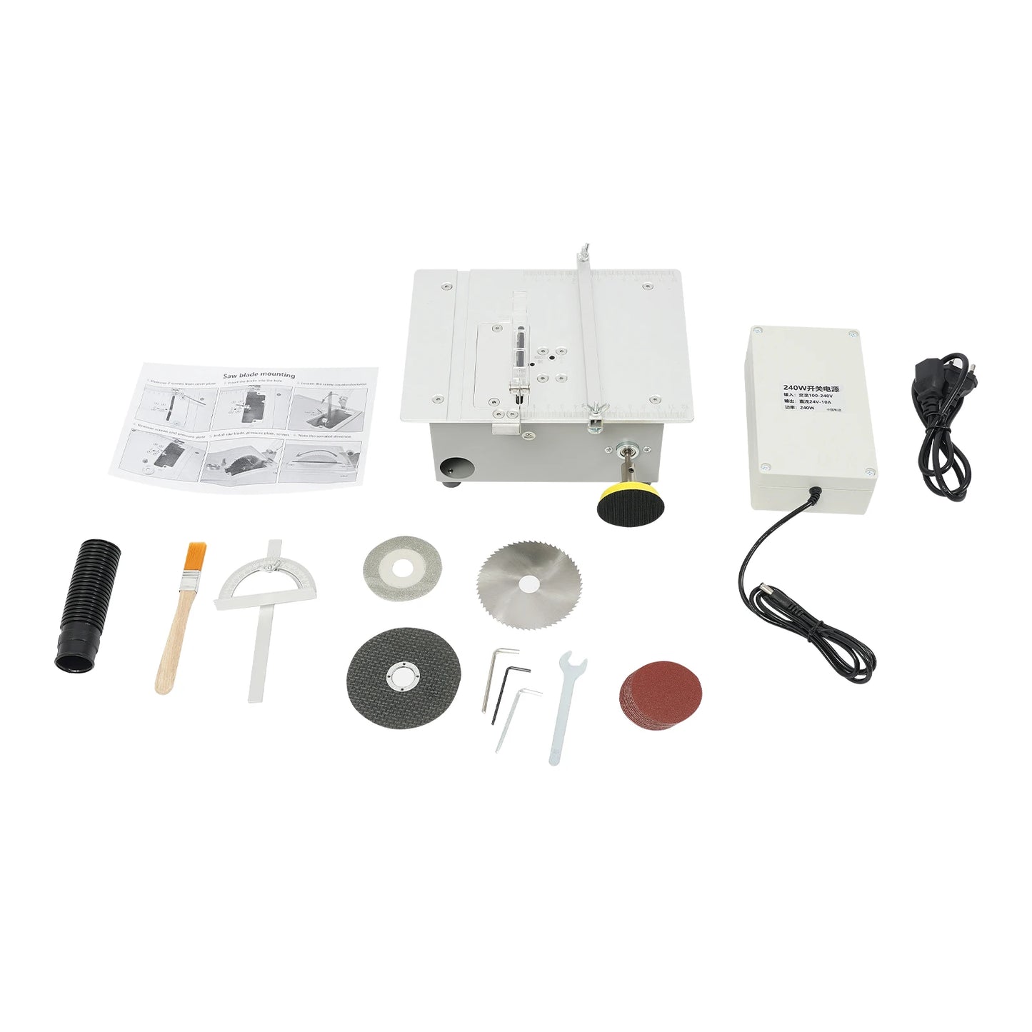 Multi Functional Desktop Table Saw 96W Mini Woodworking