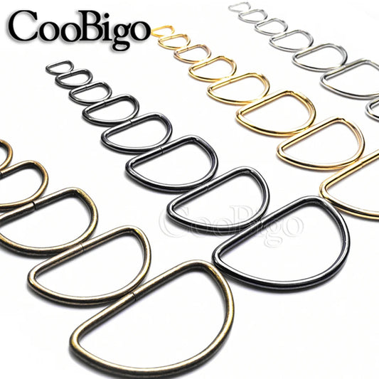 Metal D Ring Buckles For Belts And Handbags 10 To 50 Mm