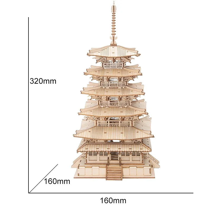 Robotime 3D Wood Puzzle London Tower Bridge Model Kit