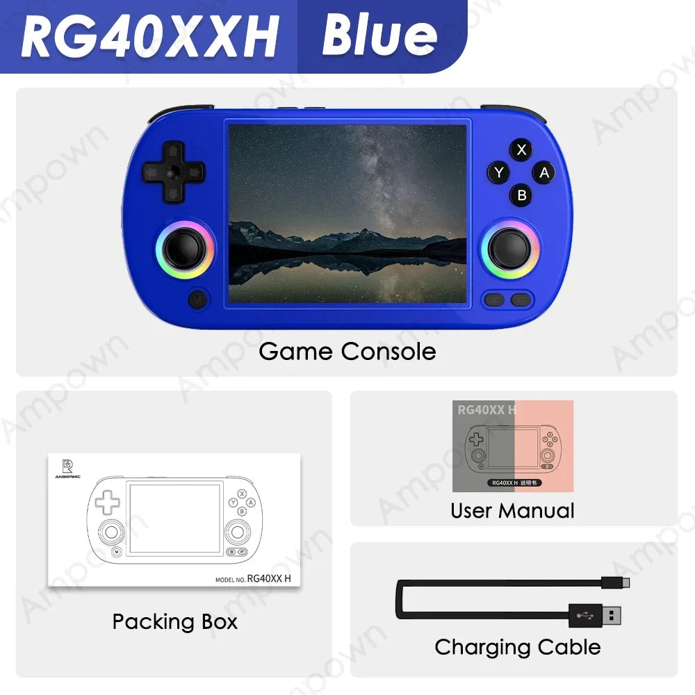 Anbernic RG40XXH Handheld Game Console 4 Inch Screen Linux