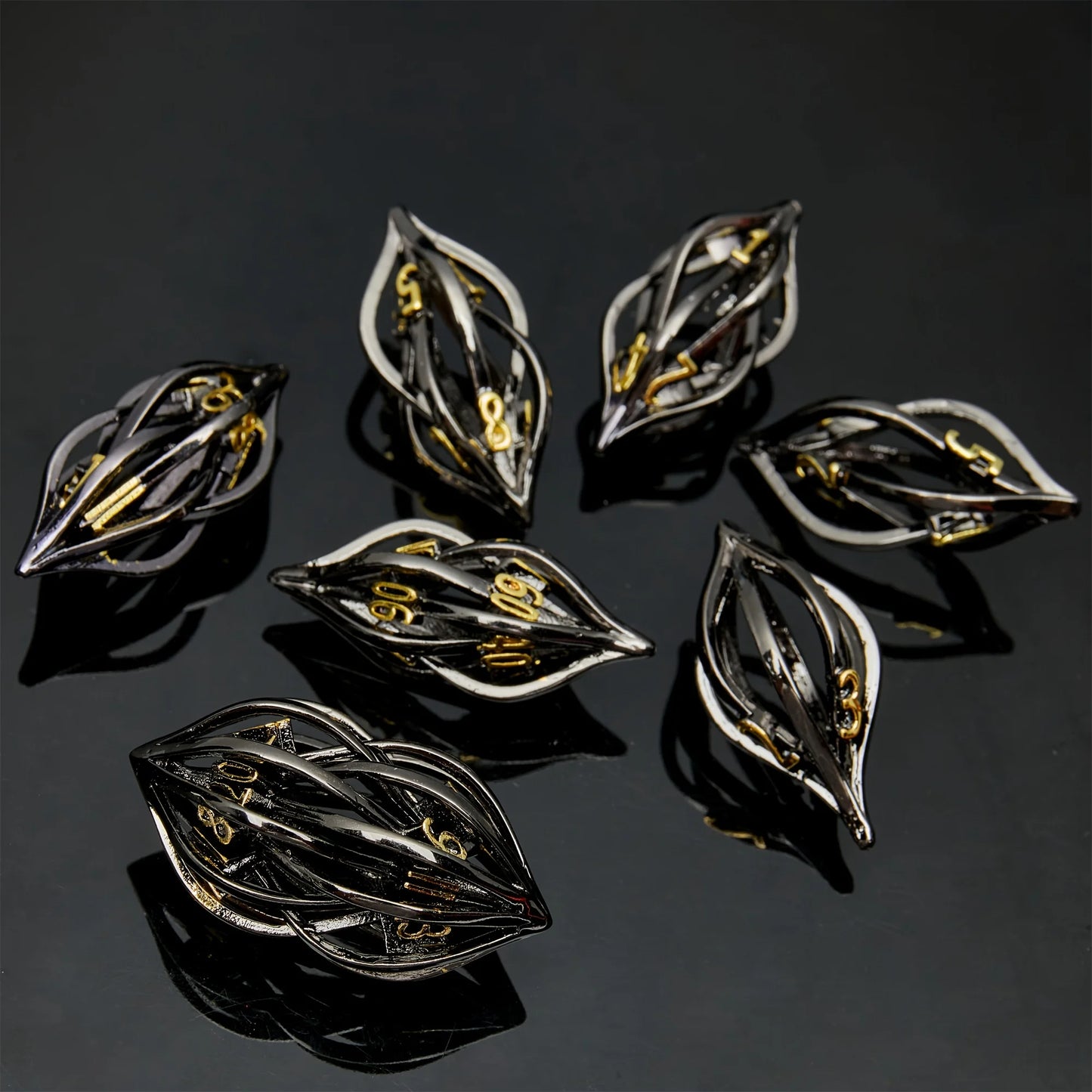 DnD Dice Set Handcrafted Sharp Dice for Role Playing Games