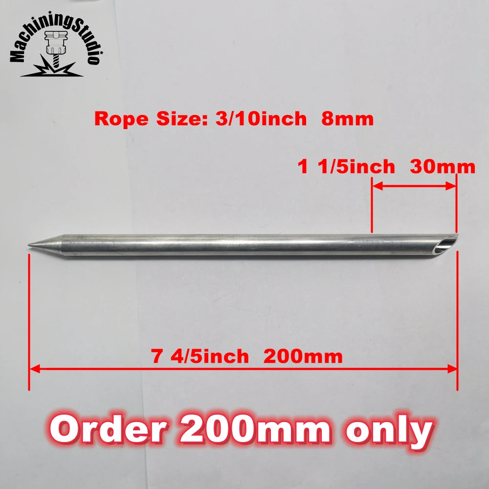 Aluminum Alloy Rope Splicing Fids for Dyneema Sizes