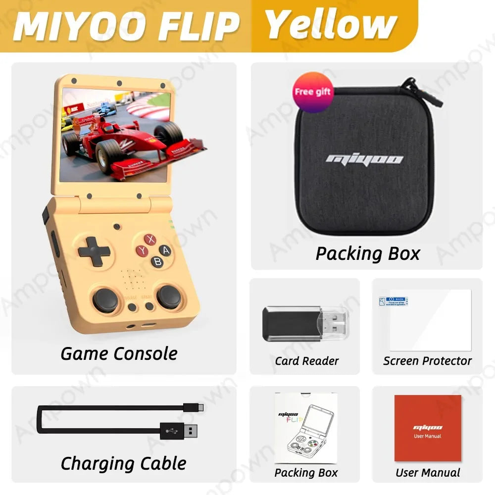 Miyoo Flip V2 Handheld Console With Onion OS 3.5 Inch IPS