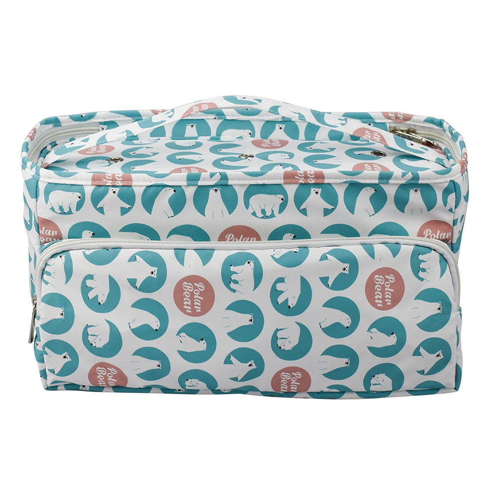 Colorful Wool Crochet Hook Storage Tote Bag Organizer Case