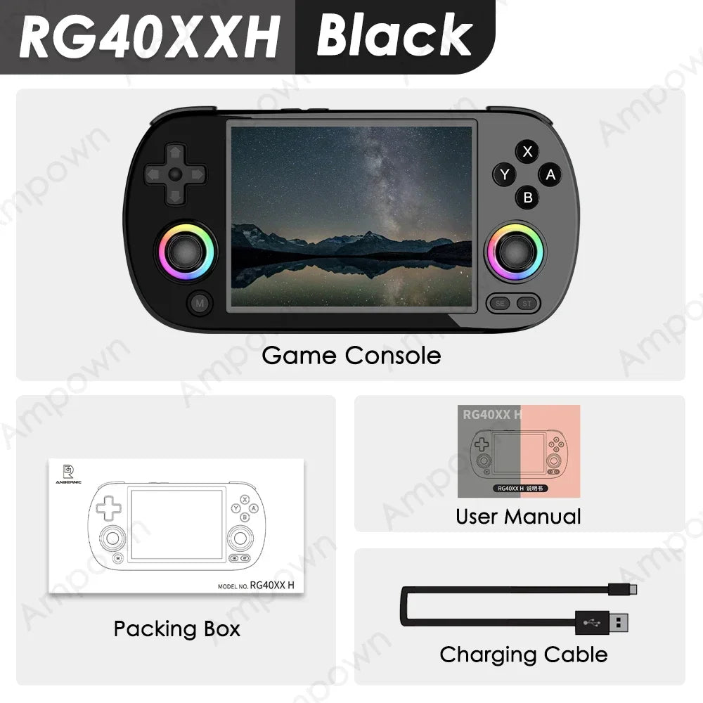 Anbernic RG40XXH Handheld Game Console 4 Inch Screen Linux