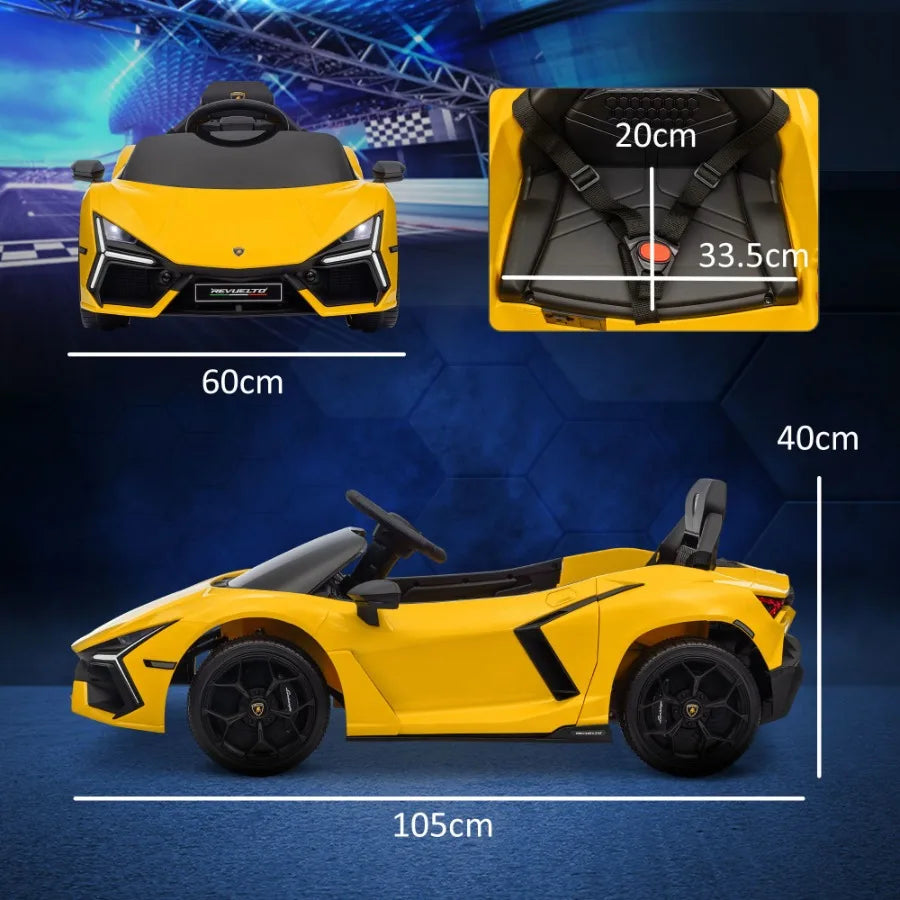 Licensed Lamborghini Revuelto 12V Electric Ride On Car