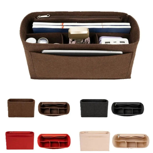 Multi Pocket Handbag Organizer Insert For LV Speedy And Gentlewoman Bag