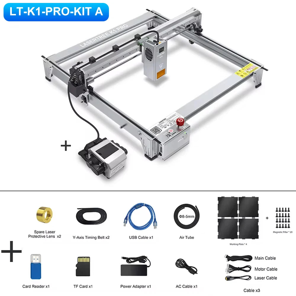 Laser Tree K1 Pro 30W 40W Engraver Cutter MDF 400x400mm