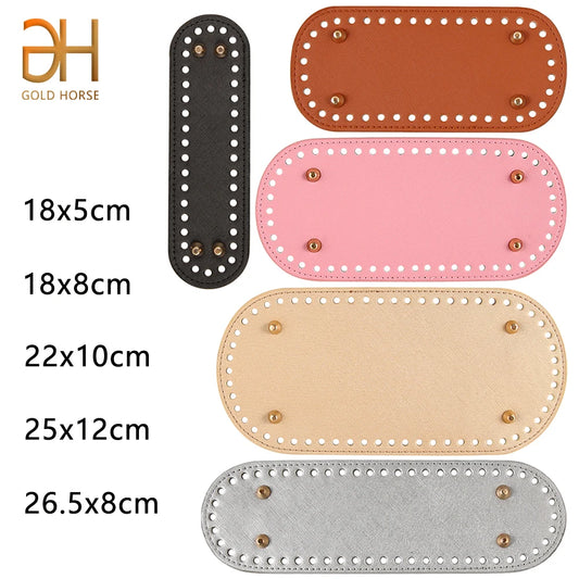 5 Size PU Leather Handmade Bag Bottom For DIY Purse Handbag