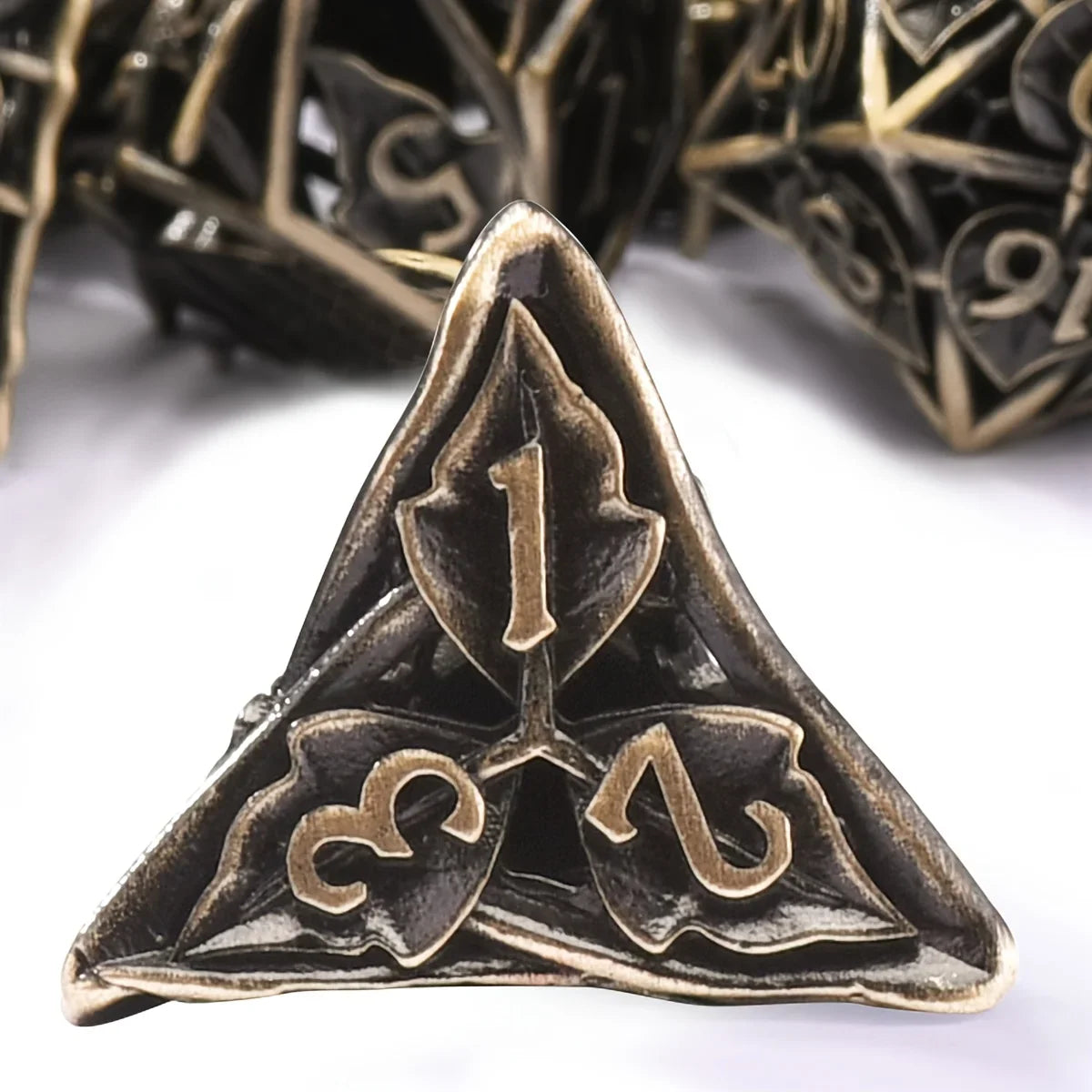 Metal Dice Set For DnD 7 Polyhedral Dice Holiday Gift