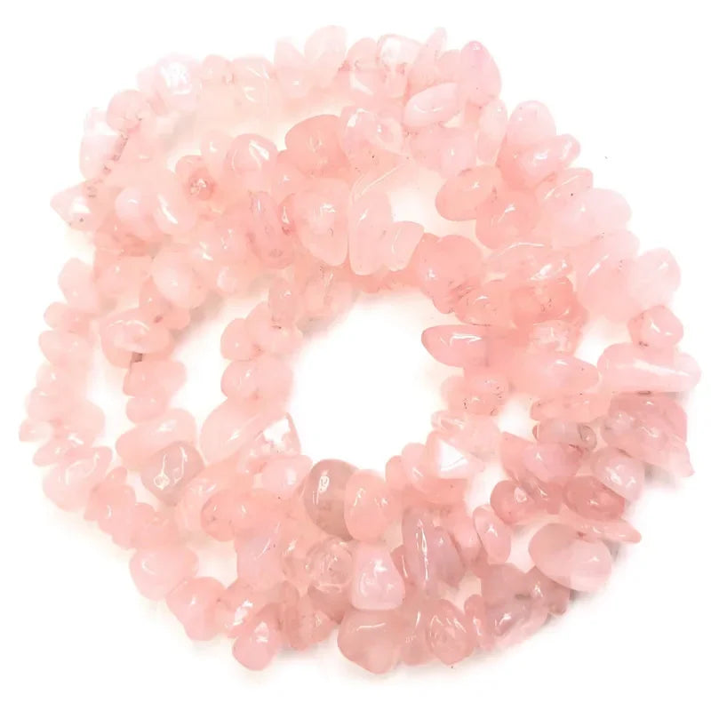 Natural Irregular Gravel Crystal Quartz Beads for Jewelry Making