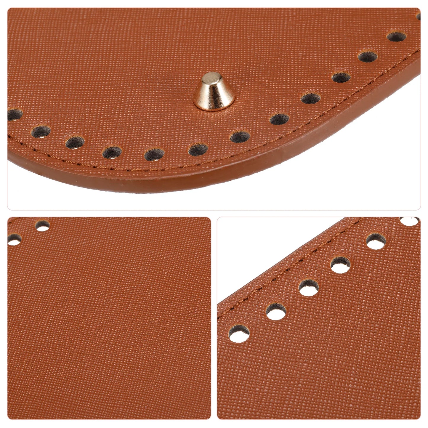 Leather Bag Bottom Shaper 4Pcs DIY PU Purse Base Multicolor