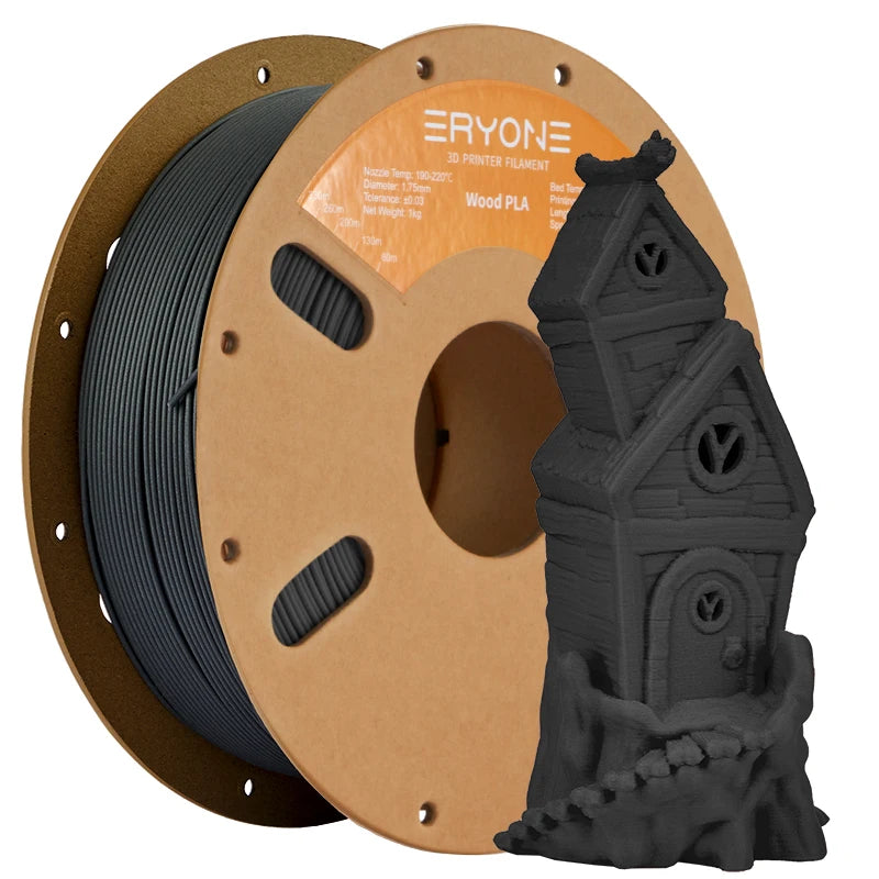 Eryone Wood PLA Filament 1KG 1.75mm High Quality 3D Printing