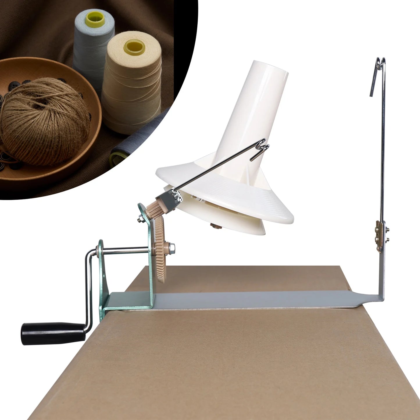 Premium Wool Ball Winder for Knitting and Crafting Convenience
