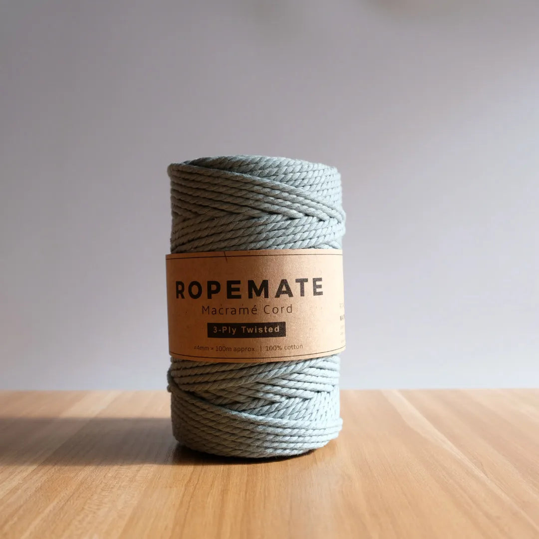 RopeMate Premium Soft Cotton Cord for DIY Macrame Bags 4MM 100M