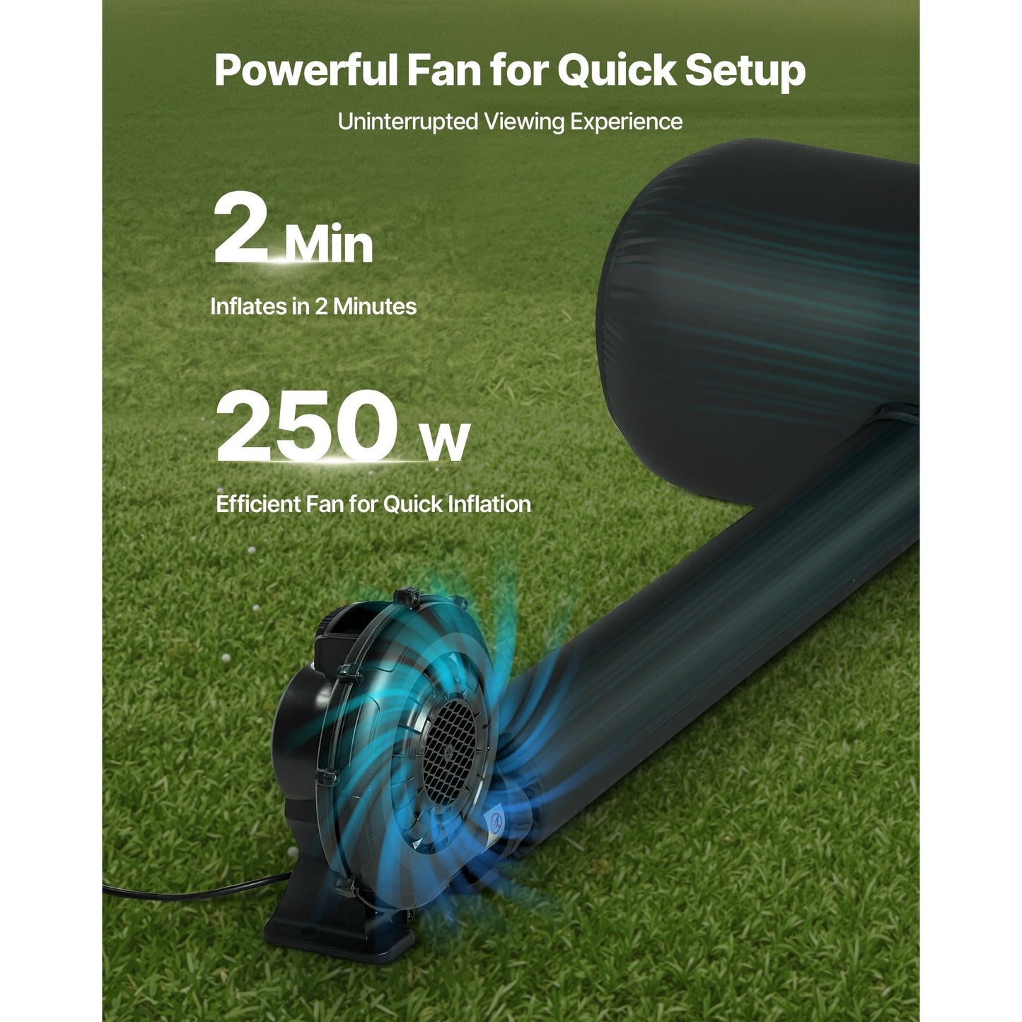 VEVOR Inflatable Projector Screen 14 16 20ft Outdoor