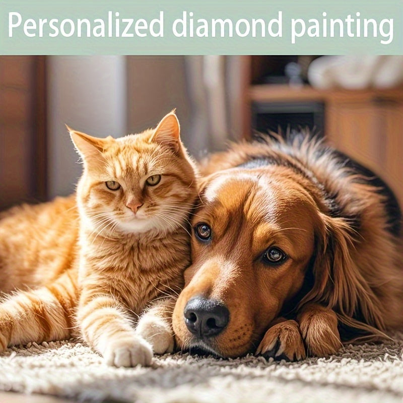 Custom 5D Round Diamond Painting Kits Personalized Photo Art