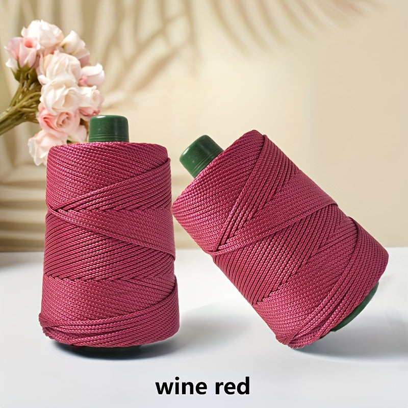 Multicolor Ice Twine Hollow Thread 450g For DIY Knitting