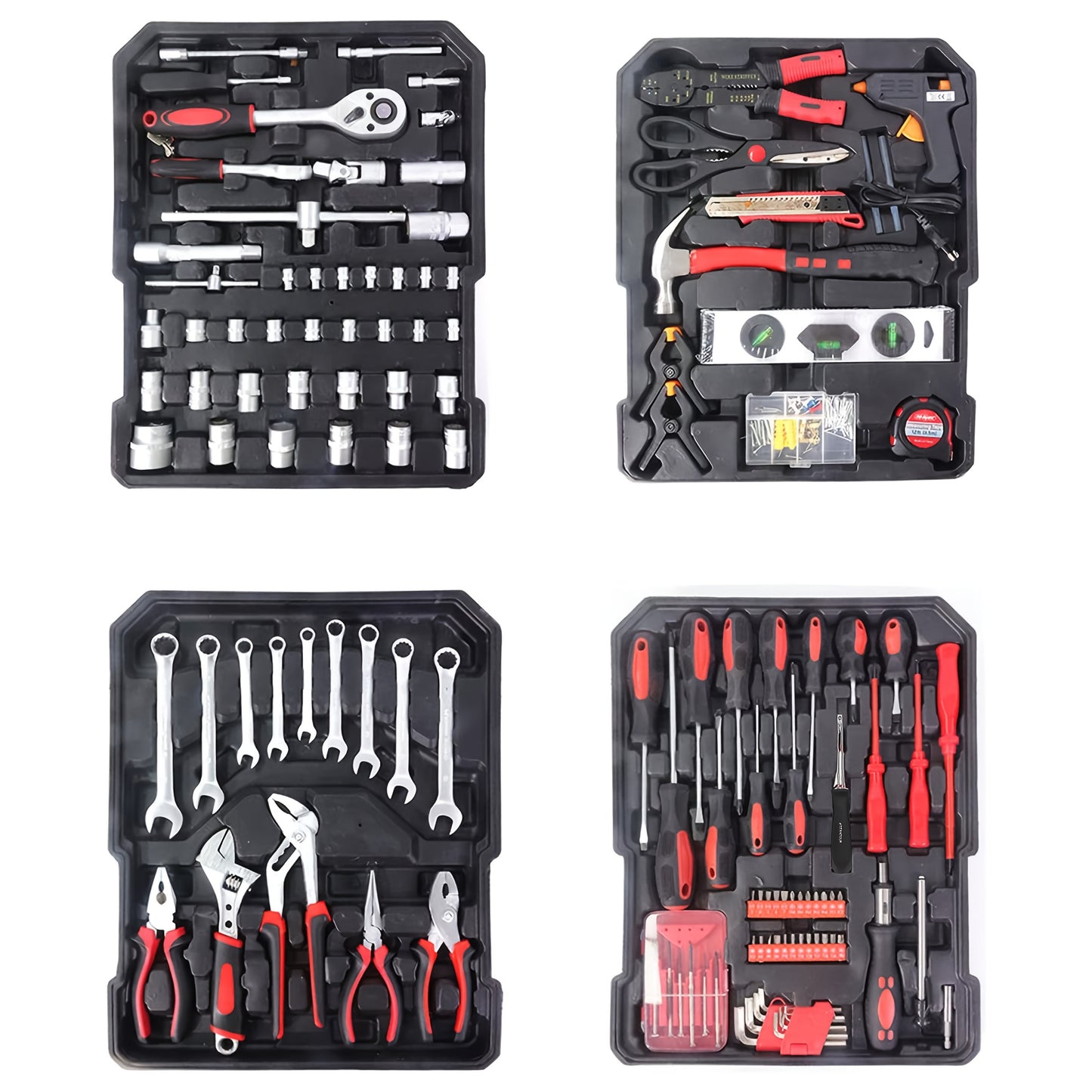 799pc Ratchet Socket Set With Quarter To Half Inch Drives