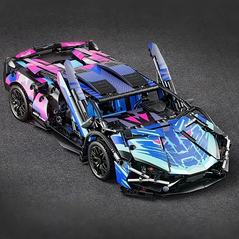ProBrixx 1314Pcs 1 14 Scale Sports Car Model Kit For Adults