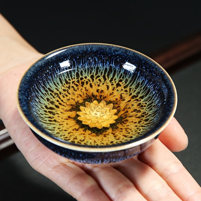 Handmade Jian Zhan Ceramic Tea Cup Traditional Porcelain