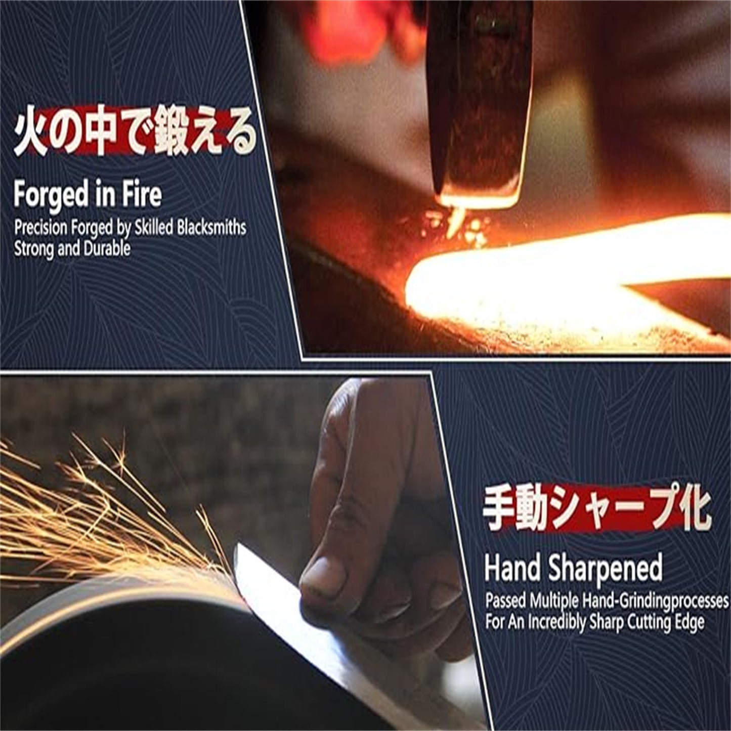 Serbian Chef Knife Set Hand Forged 15 Pieces With Knife Bag