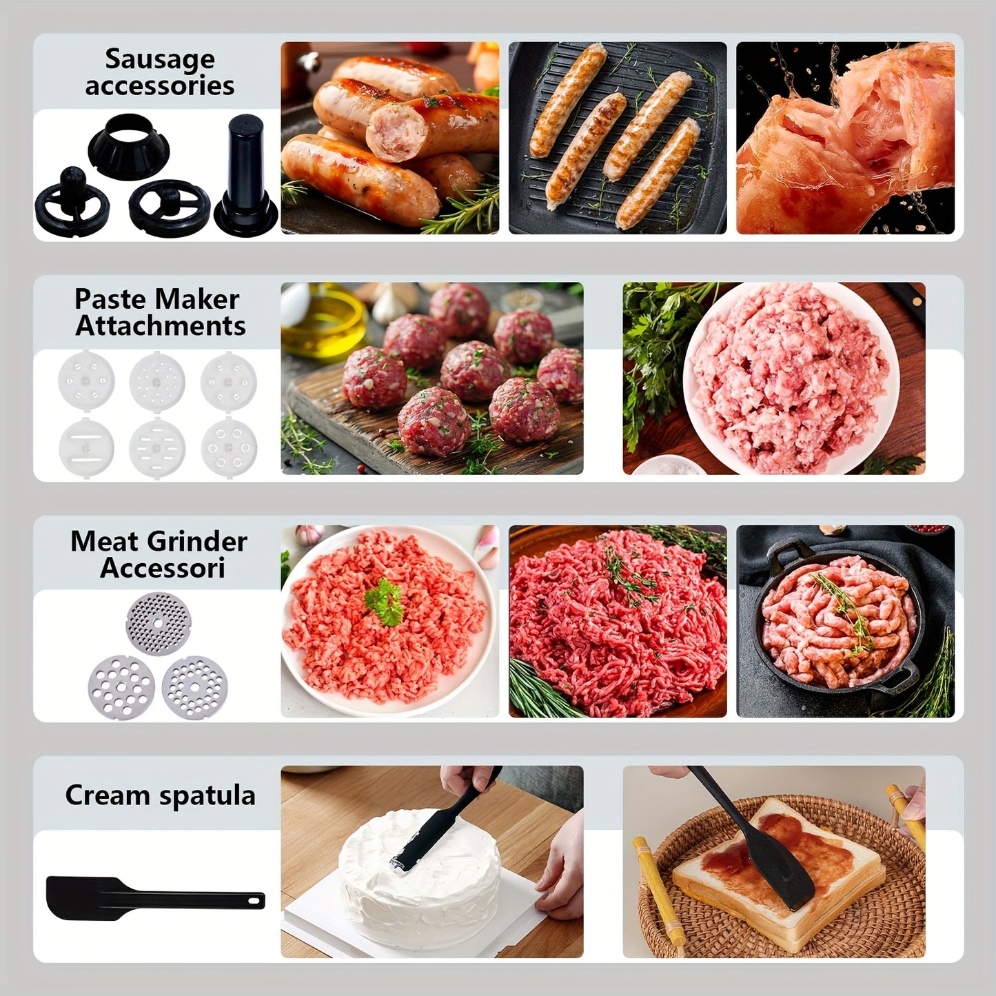 Six In One Electric Vertical Mixer 400W 6 Speeds Pulse