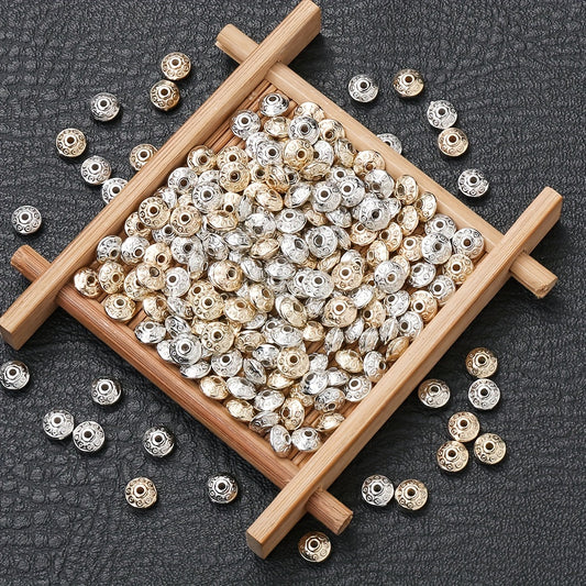 100 Pieces 6mm Oval Shaped CCB Beads for DIY Jewelry Making